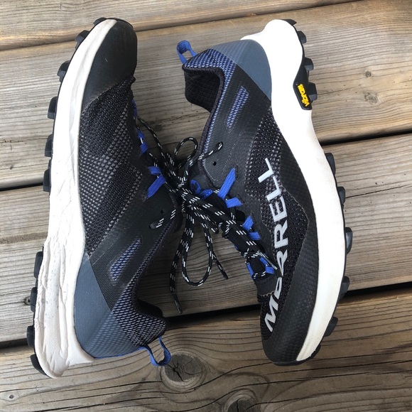 Women's Merrell MTL Long Sky Trail Running Shoe Black Dazzle Size 9.5 Blue - Picture 4 of 15